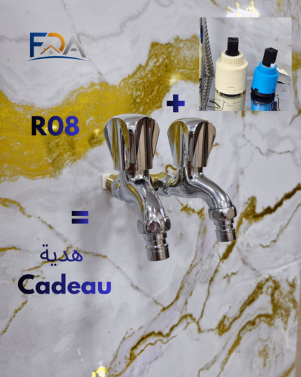 Pack 3-Pcs Colonne de douche+Mitigeur lavabo+ douchette wc / CO3 + M95 +R05 + R08*2