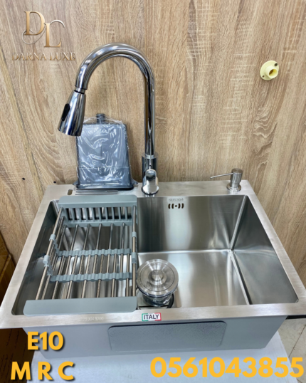 Éviers de Cuisine 60*45+ MR CROME - E10 + MR C